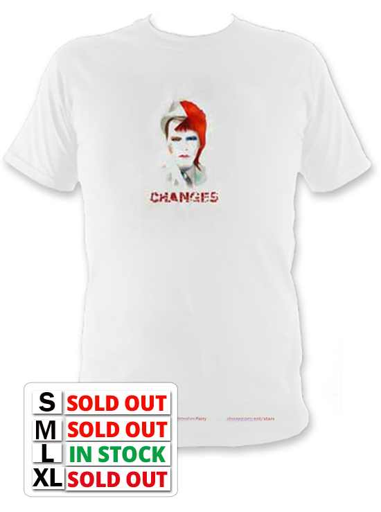 David Bowie Changes T Shirt £26.99